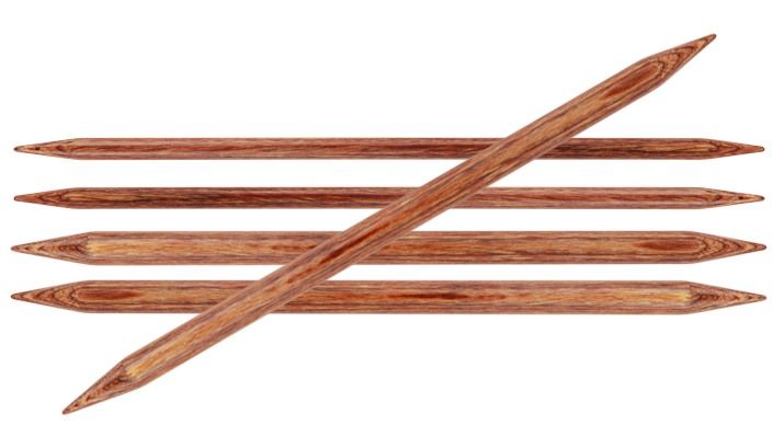 Спицы чулочные "Ginger" 2,5мм/20см, ламинированная береза KnitPro 31021