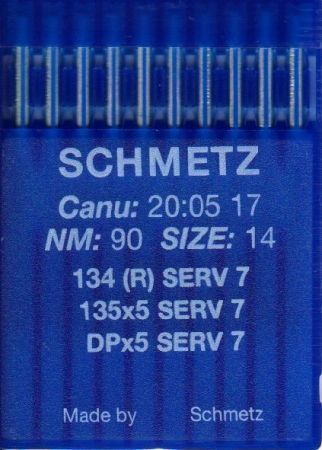 Иглы Schmetz DPx5 (134) SERV7 №90 10 шт