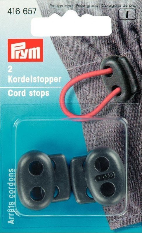 Ограничители для шнура с двумя отверстиями PRYM 416657