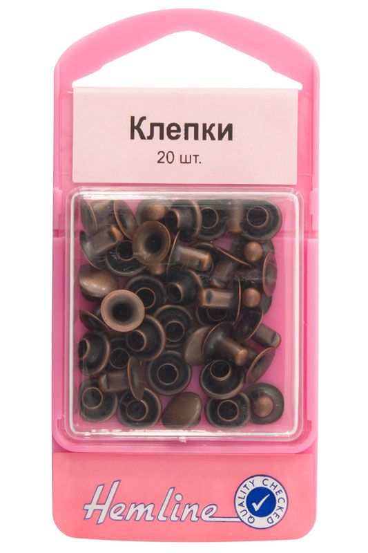 Клепки бронза, 20 шт Hemline арт.467.B