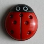 Пуговицы "DILL", цв.красный (11мм) арт.230448/11-30