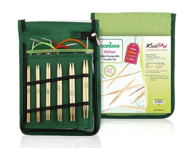 Набор "Deluxe" съемных спиц "Bamboo" KnitPro 22542