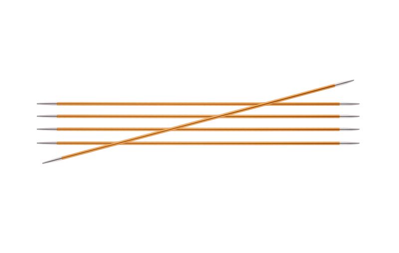 Спицы чулочные Zing 2,25мм/20см, алюминий, 5шт в упаковке, KnitPro, 47032