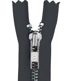 Молния металл 55см, слайдер автофиксирующий, разъемная тип 5 (5,75мм) YKK 0573985/55 RMNOR-56