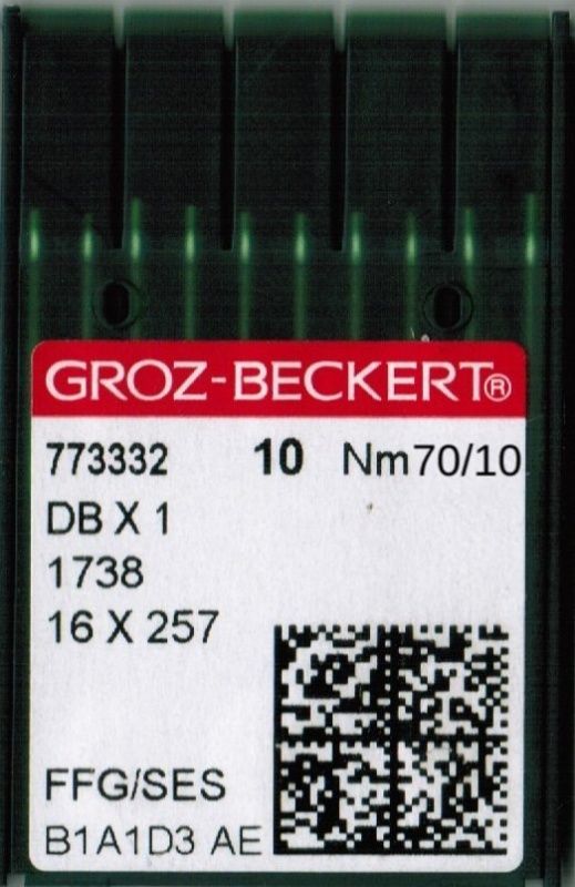 Игла Groz-beckert DBx1 FFG/SES № 70/10 10 шт