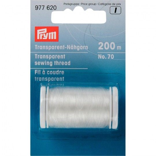 Прозрачная нить для шитья (шв.машин) 200м PRYM 977620