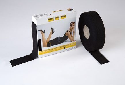 Лента для подгиба без подшивания Perfect-Saum, 4см, черный Freudenberg 53429780