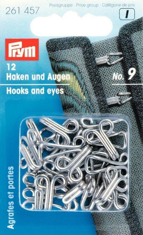 Крючки и петли для курток PRYM 261457