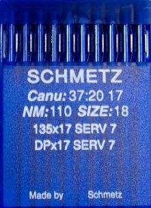 Иглы Schmetz DPx17 (135) SERV7 №110 10 шт