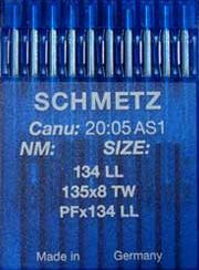Иглы Schmetz DPx5 (134) для кожи LL № 80 10 шт