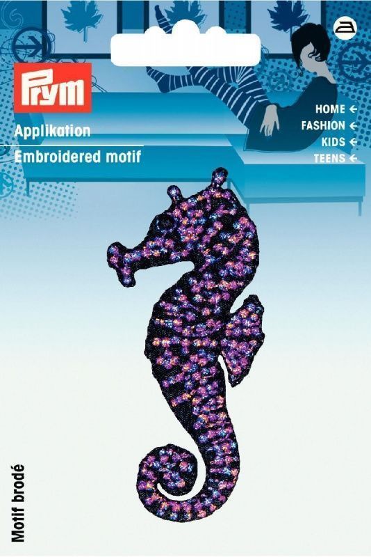 Аппликация "Моской конек" 3,5 x 7,5 см PRYM 926613