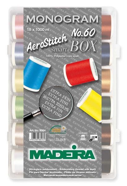 Набор ниток Aerostitch №60 MADEIRA (18 x 1000 м) 8064