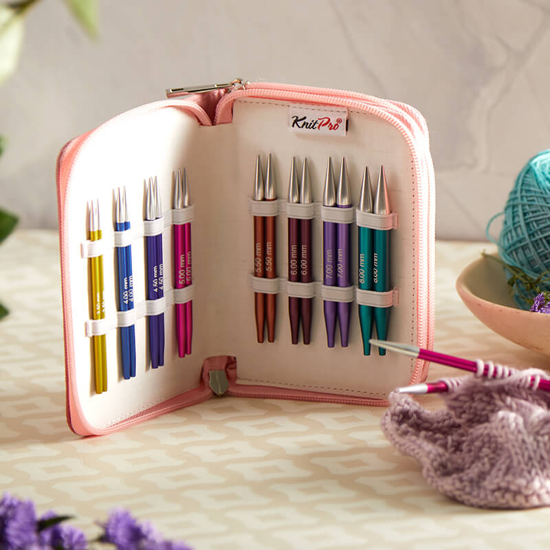 Набор укороченных съемных спиц "Zing" KnitPro 47425