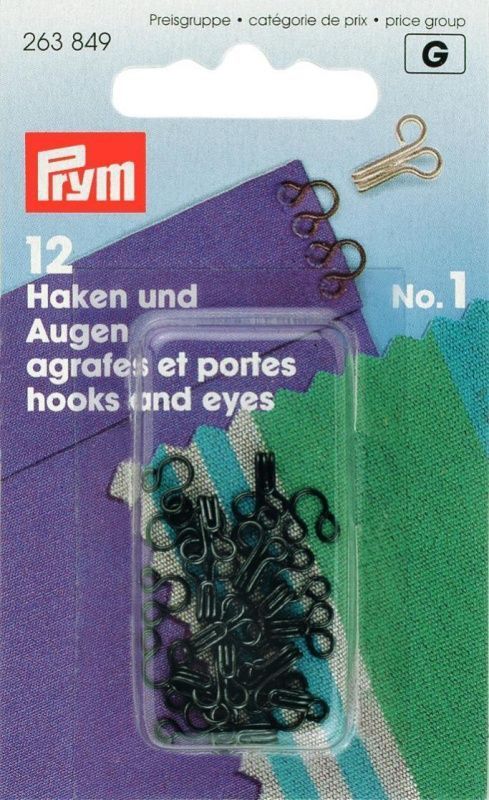 Крючки и петли PRYM 263849