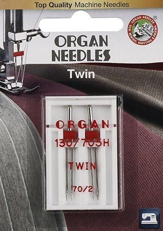 Иглы ORGAN двойные 2-70/2 Blister