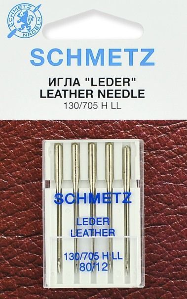Иглы Schmetz для кожи №80 5шт. 130/705H LL