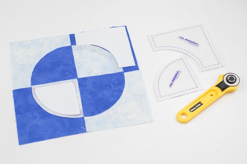 Набор линеек для пэчворка  Aurora для блока "Пьяная дорожка" 2 пр. AU-6152