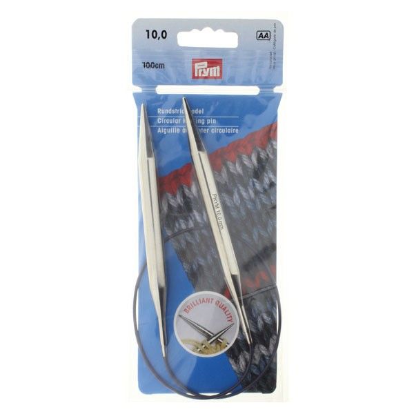 Спицы круговые с леской 10мм 100см PRYM 212236
