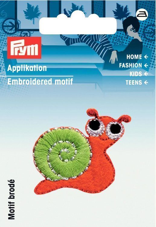 Термоаппликация "Улитка" 4х3,3см, войлок PRYM 923141