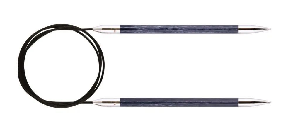 Спицы круговые "Royale" 6,5 мм/40 см, ламинированная береза, фиолетовый, KnitPro, 29060