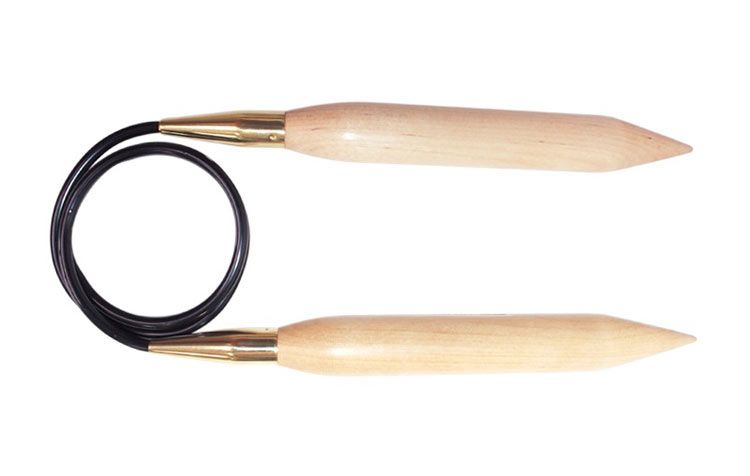 Спицы круговые "Jumbo Birch" 30 мм/120 см, береза, натуральный, KnitPro, 35805