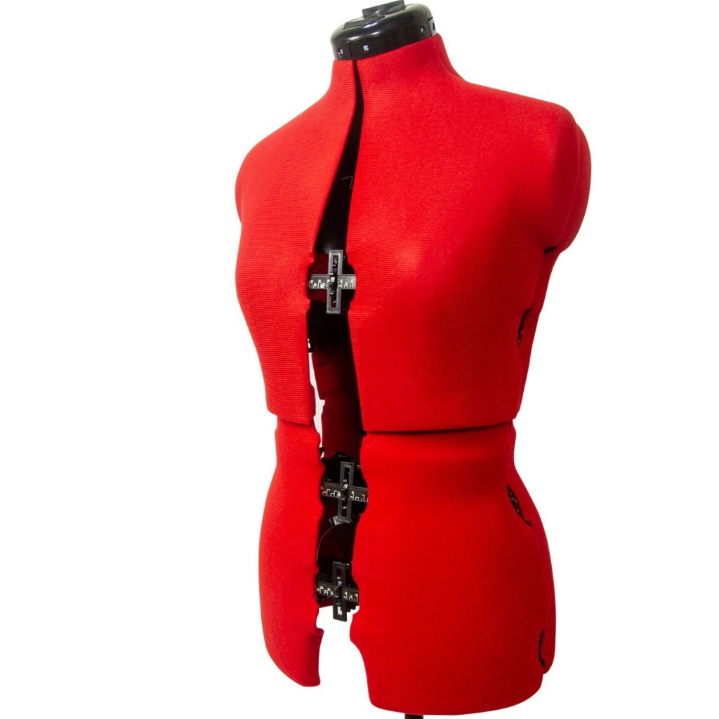 Манекен портновский раздвижной, Medium, цвет красный Hemline рр. 46-56