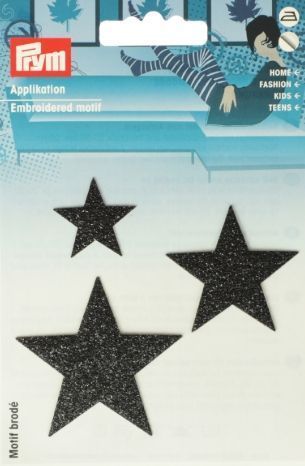 Набор термоаппликаций "Звезды" 25*25мм, 40*40мм, 50*50мм PRYM 925597