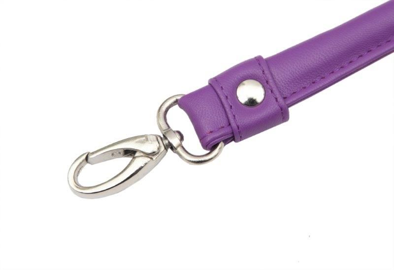 Ручки для сумки с крючком "Bags & Handles", длина 43см, искуственная кожа, фиолетовый, 2шт в упаковке, KnitPro, арт.10892