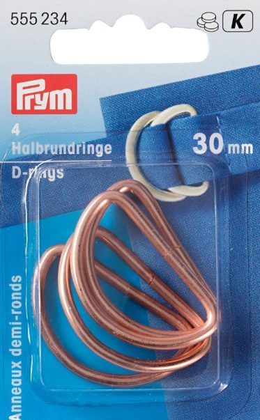 Полукольца 30мм (цинк, нержавеющий) PRYM 555234