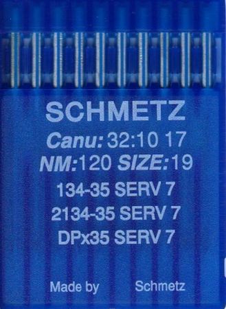 Иглы Schmetz DPx35 (134) SERV7 №120 10 шт | Фото 1