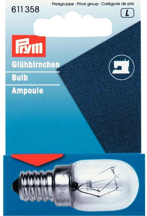 Запасная лампа накаливания 220v/15w PRYM 611358