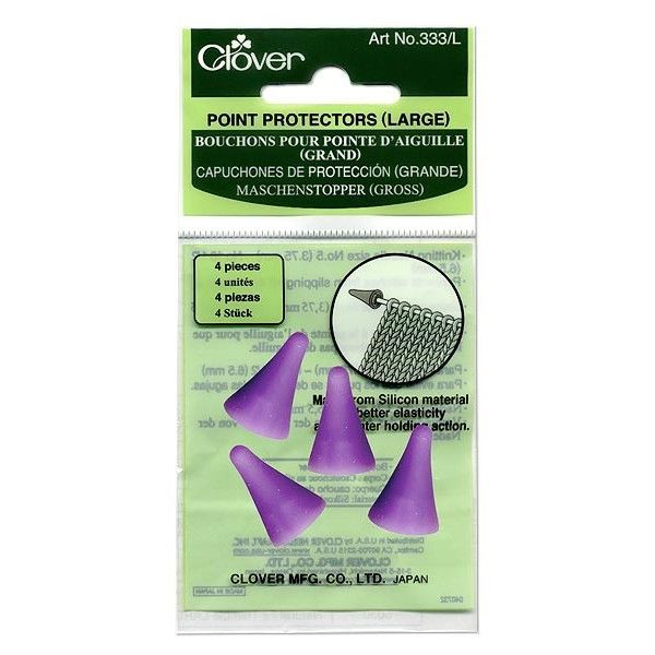 Наконечники на спицы бол. (4шт) Clover арт.333/L