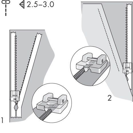 Лапка для потайной молнии PFAFF 2474 (без упаковки, 820474096)