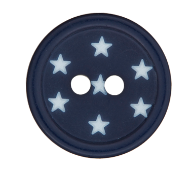 Пуговица с 2-мя отверстиями, 1 шт, 12 мм Union Knopf 452701-012-0068