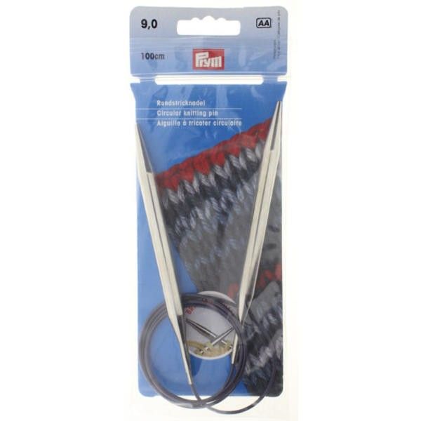 Спицы круговые с леской 9мм 100см PRYM 212226