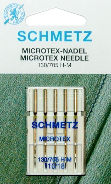 Иглы Schmetz микротекс №110 5шт. 130/705H