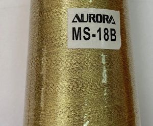Металлизированная вышивальная нить Aurora, 5000 м, 65% полиэстер, 35% метал. (MS-18B)