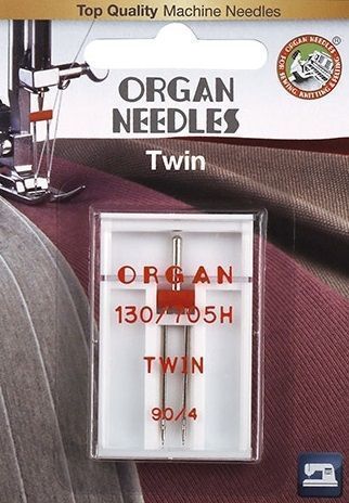 Иглы ORGAN двойные 1-90/4 Blister