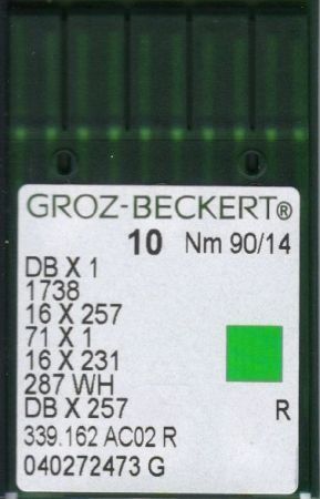 Игла Groz-beckert DBx1 №90/14 10 шт