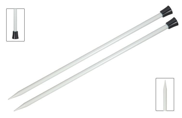 Спицы прямые "Basix Aluminum" 4,5мм/35см KnitPro 45266