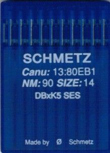 Иглы Schmetz DBxK5 SES №90 10шт