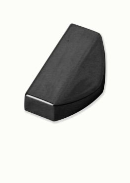 Наконечник под молнию Aurora цв. черный, 25*15мм, 4 шт AU-B2515B