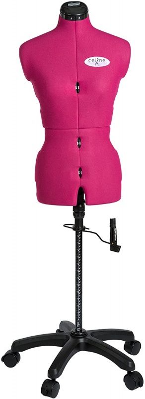Манекен женский портновский Celine "S" (42-52) Standart Fuchsia (красный)