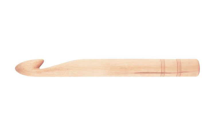 Крючок для вязания "Jumbo Birch" 25мм, береза, натуральны KnitPro 35712