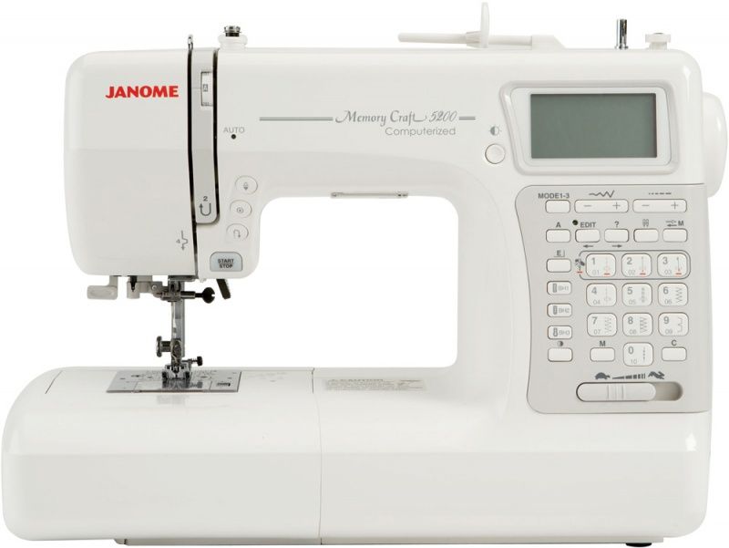 Швейная машина Janome Memory Craft 5200HC (жесткий чехол) | Фото 3