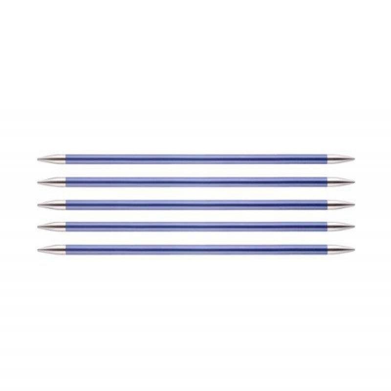 Спицы чулочные Zing 4,5мм/20см, алюминий, 5шт в упаковке, KnitPro, 47040