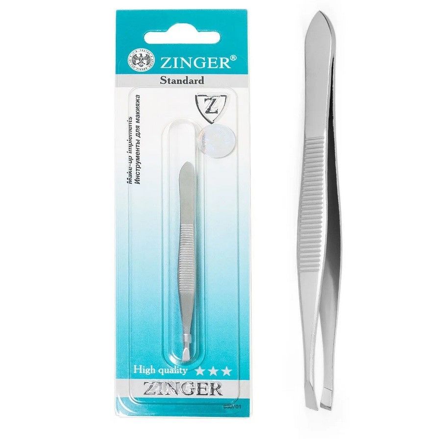 Пинцет для бровей Zinger 86014/m