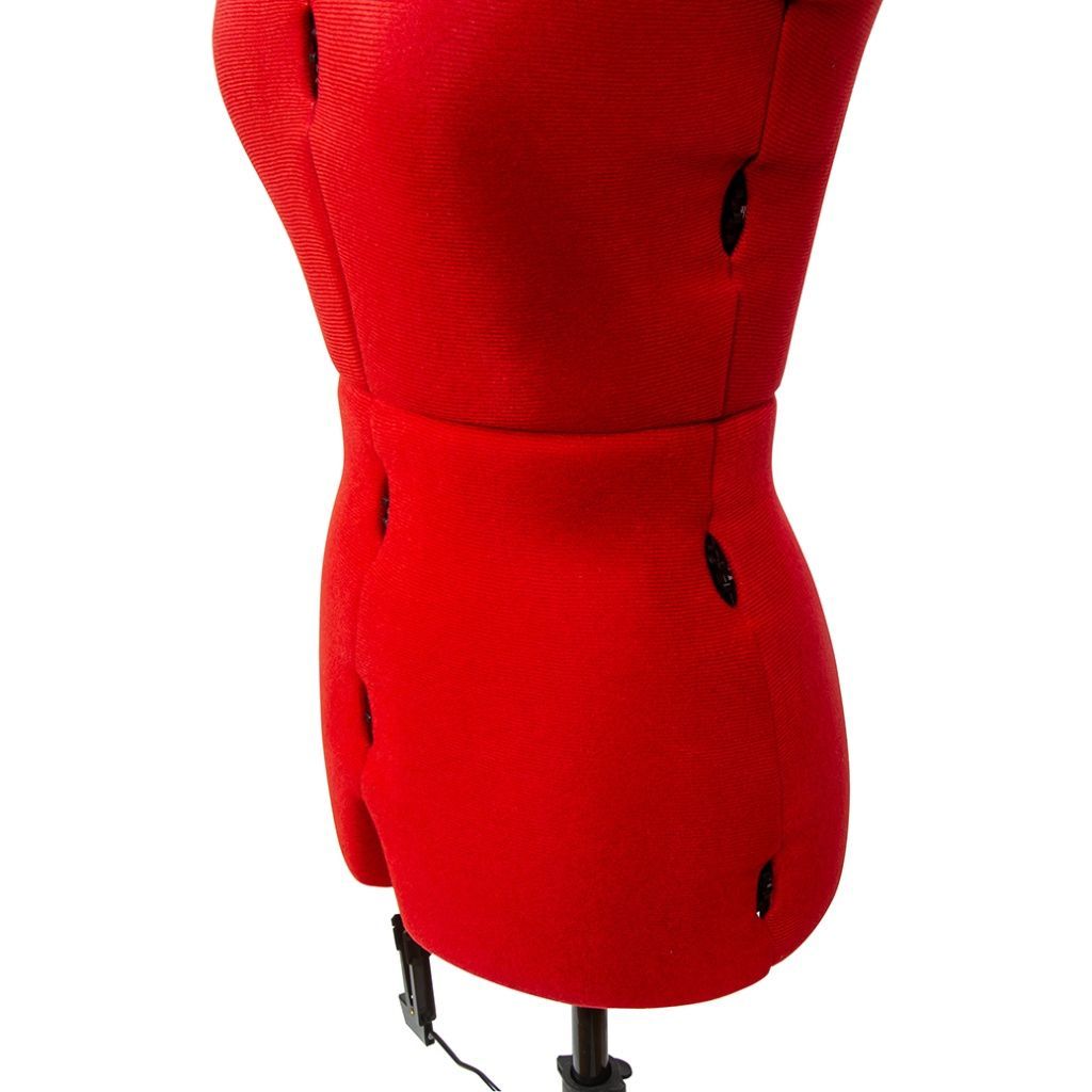 Манекен портновский раздвижной, Small, цвет красный Hemline рр. 42-50