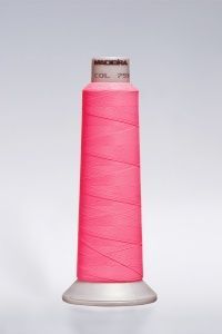 Нитки матовые, полиэстер MADEIRA №40, 2500м (7595 neon)