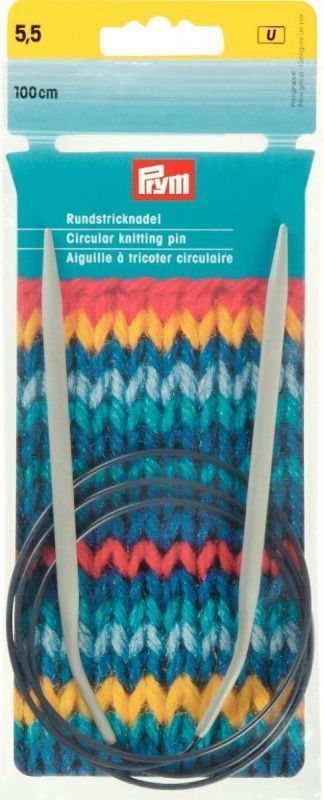 Спицы круговые с леской 5,5 мм/100 см PRYM 211366